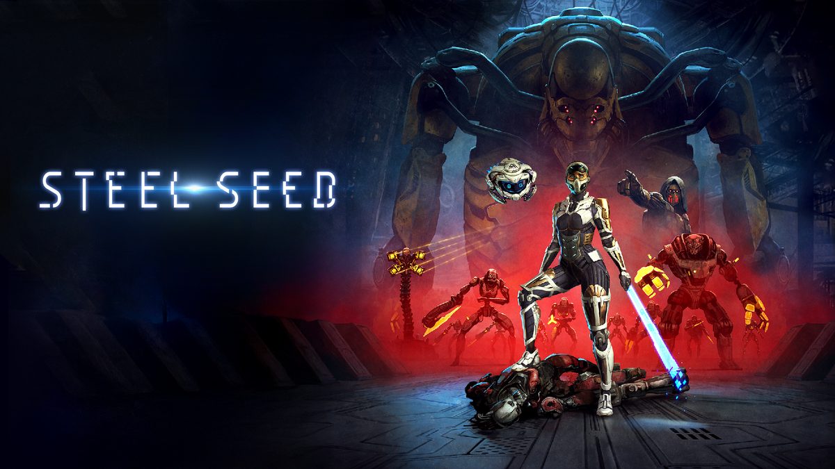 Steel Seed — key art (apre la pagina Steam)